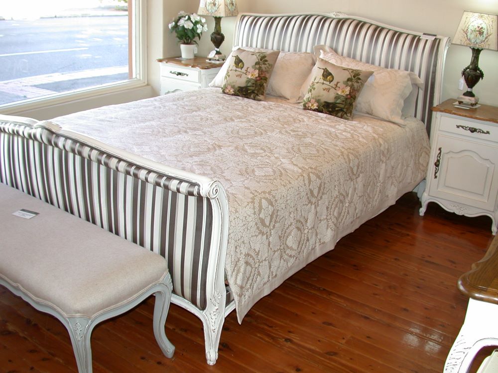 French-Accent-French-provincial-Louis-XV-style-queen-sleigh-bed-in-white-silk1-5