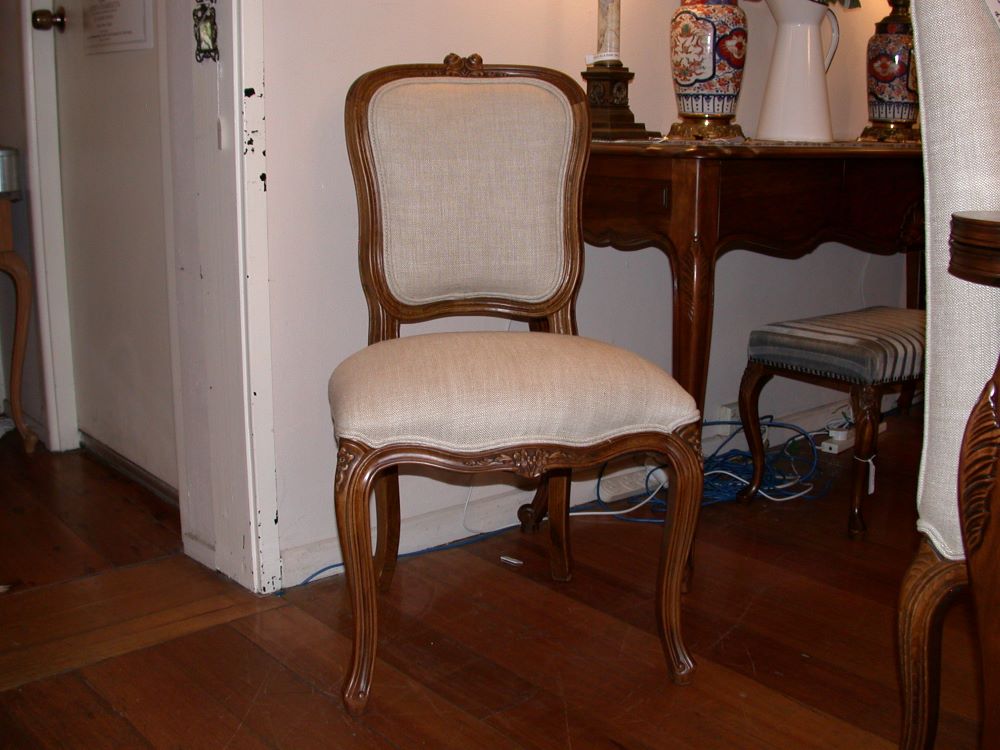 French-Accent-French-provincial-Louis-XV-style-dining-chair-beige-front-1