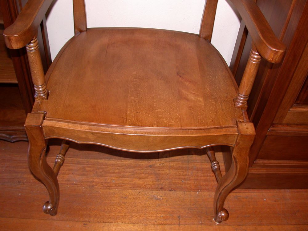 French-Accent-French-provincial-style-Lyon-Armchair-ladder-back-timber-seat-seat
