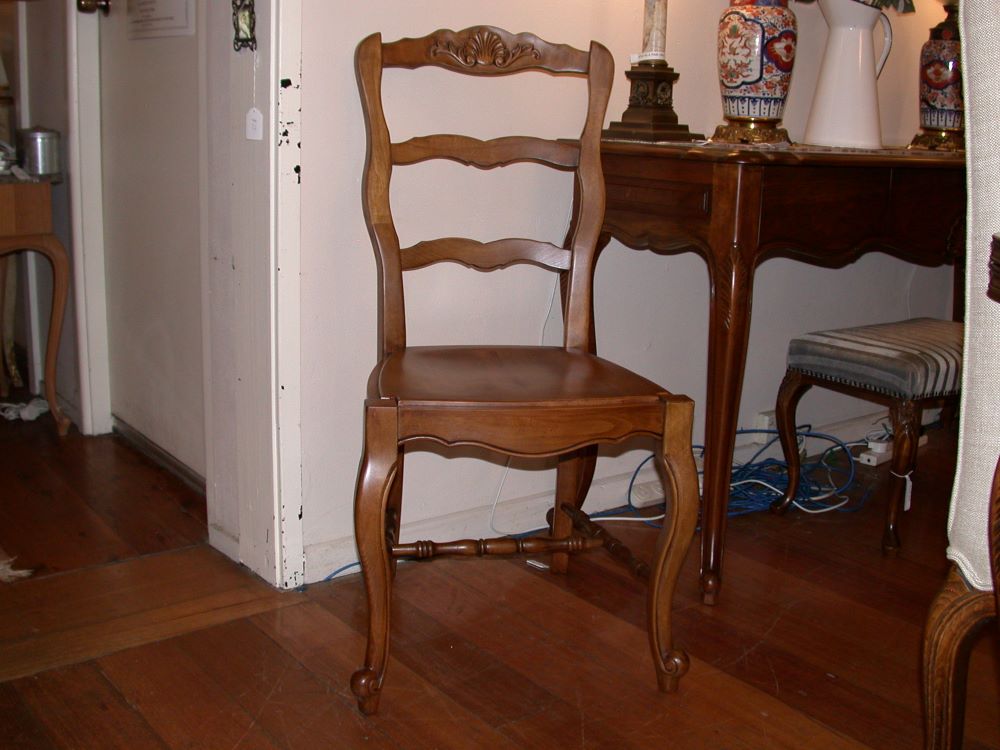French-Accent-French-provincial-style-Lyon-ladder-back-timber-seat-front