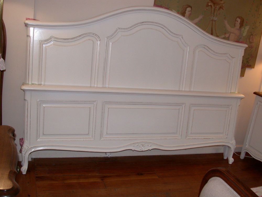 French Provincial Louis Xv Style Bed, French Provincial King Size Bed Frame